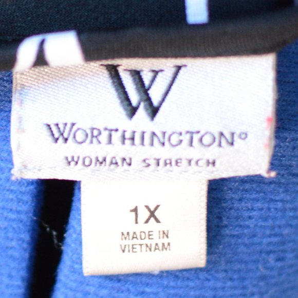 Black and White Work Blouse - Picture 4 of 4